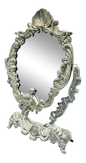 Art Nouveau French Dressing Table Mirror
