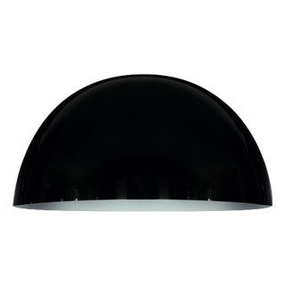 Black Sonora Suspension Lamp by Vico Magistretti for Oluce For Sale