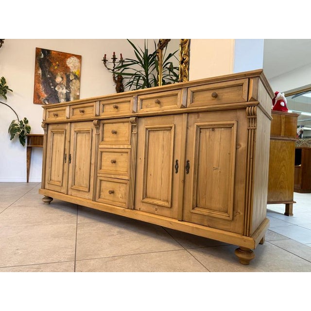 Brown Apothecary Chest in Softwood For Sale - Image 8 of 18