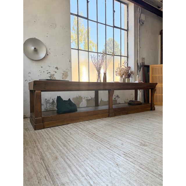 Glovemakers Drapers Table in Oak, 1900 For Sale - Image 10 of 18