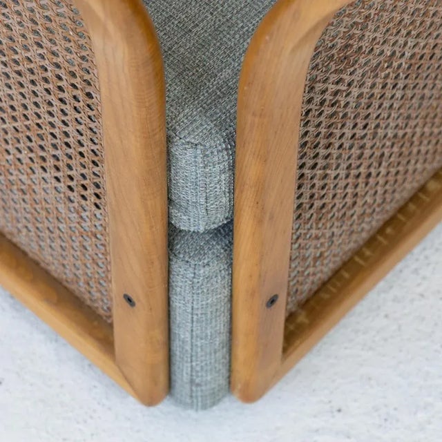 Wood Vienna Straw and Ash Sofa, 1960s For Sale - Image 7 of 13