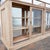 Early 20th Century Glass-Fronted Fir Wood Shop Counter, 1910 For Sale - Image 13 of 17
