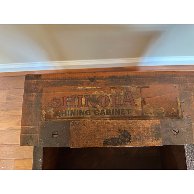 Vintage Shinola Shoe Shine Box For Sale - Image 4 of 7