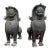 Vintage Singha Guardian Lion Sculptures, Set of Two For Sale