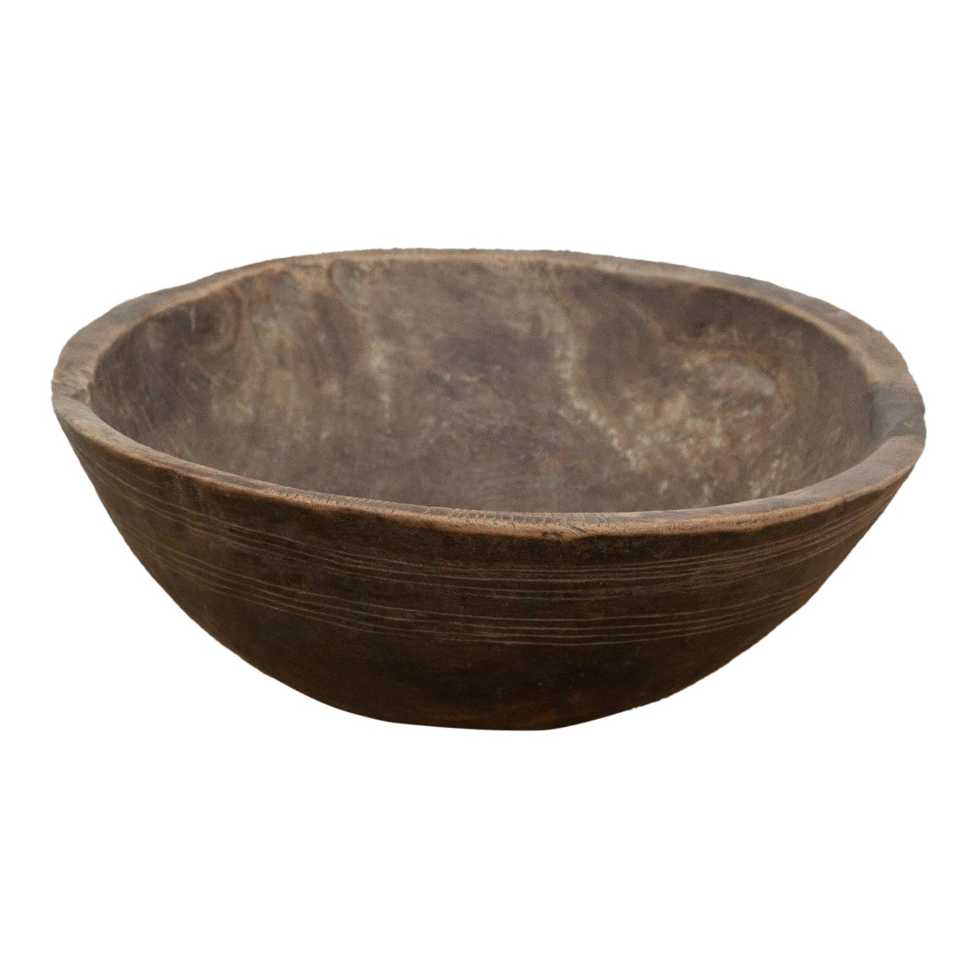 Antique African Wood Butter Pot | Chairish