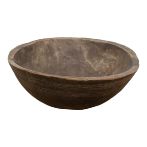 Antique African Wood Butter Pot