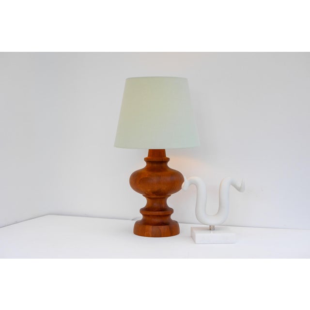 Mid-Century Modern Scandinavian Oak Table Lamp from Möllers For Sale - Image 13 of 15