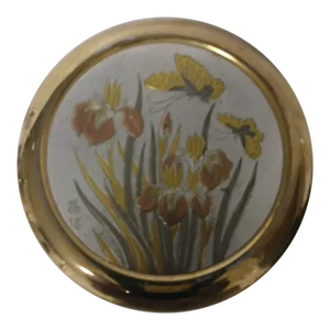 1960s Japanese Chokin Gold Trinket Box