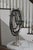 Hand Blown Glass Lasso Art Glass Sculpture W/ Chrome Stand For Sale - Image 15 of 15