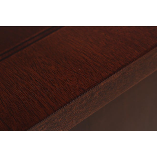 American Drew Mahogany Inlaid Buffet Server For Sale - Image 14 of 18