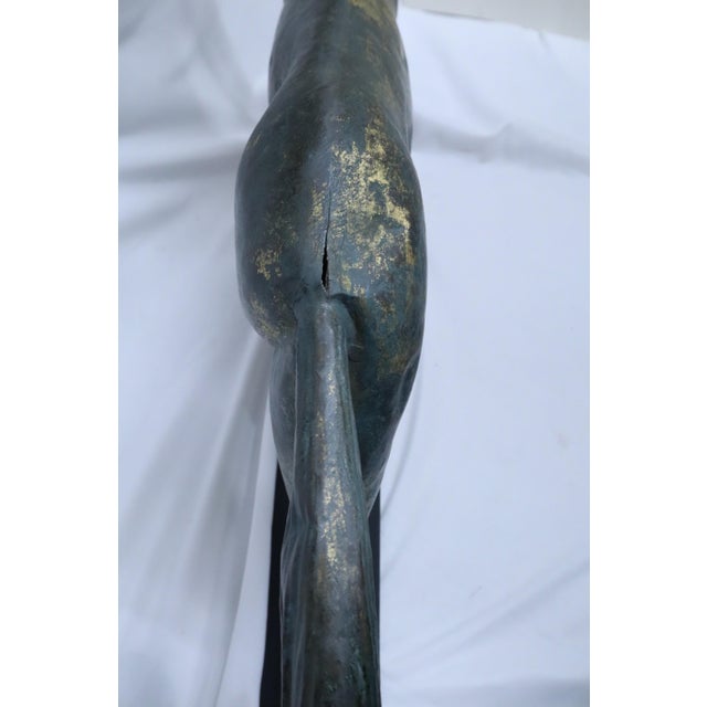 Antique American Large Gilt Copper Horse Weathervane For Sale - Image 13 of 13