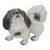 Vintage Dahl Jensen Copenhagen Porcelain Pekingese Figurine For Sale