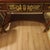 Beautiful Neo Classical Console, Gilt Bronze and wood, circa 1970....with Lions pulls on single drawer and bronze sphinx...