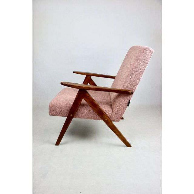 1970s Vintage B-310 VAR Armchair in Pink Bouclé, 1970s For Sale - Image 5 of 13