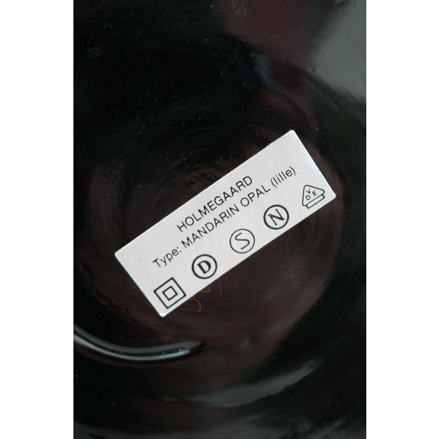 Glass Mandarin Table Lamp by Hsin Lung Lin for Holmegaard For Sale - Image 7 of 9