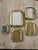 Mid-Century Modern Mid-Century Modern High-Shine Brass "Bubble Edge" Tabletop Photo Frames - Set of 5 For Sale - Image 3 of 6