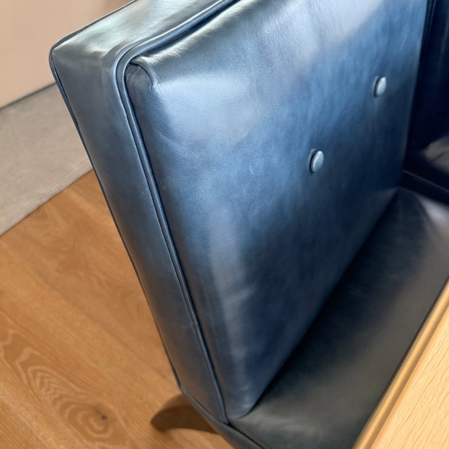 Set of 10 Gilbert Rohde Art Deco Chairs With Rose Tarlow Leather For Sale - Image 9 of 16