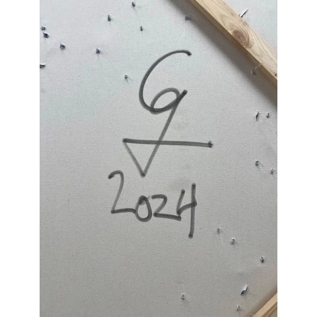 Charles Gitnick Heart of Guns Blue Conceptual Mixed Media 2024 For Sale - Image 16 of 17