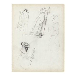 Grace Spongberg Yaqui Chapayekas Figure Drawing For Sale