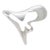Vintage Georg Jensen Sterling Silver Brooch or Pin No. 324 by Henning Koppel For Sale
