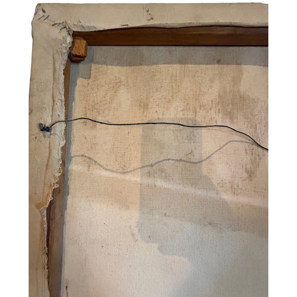 Textile Original 1970's Hand-Painted Cracker Jack Advertising Canvas on Keyed Professional Stretchers 24" X 48" For Sale - Image 7 of 7