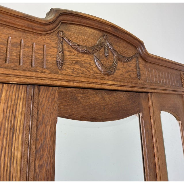 French Wardrobe in Oak For Sale - Image 4 of 18