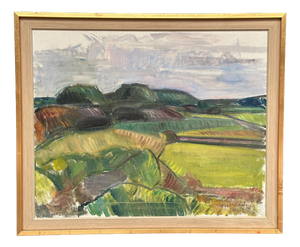 Wilgot Olsson, Orust, 1960s, Oil Painting on Canvas, Framed