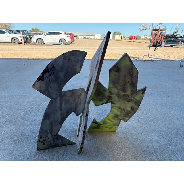 Abstract Steel Sculpture For Sale - Image 11 of 11
