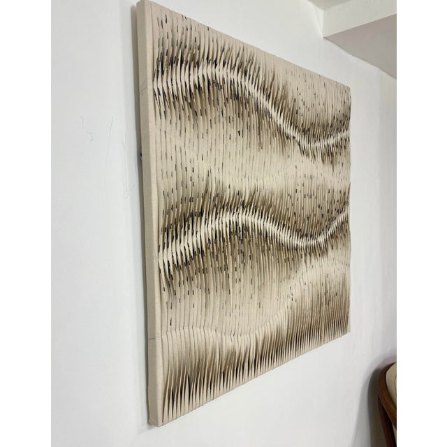 Textile Table Sculpture Art Textiles Ref Wave, 2023, Textile For Sale - Image 7 of 15