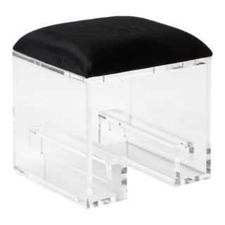 Wildwood Mykonos Velvet Stool For Sale