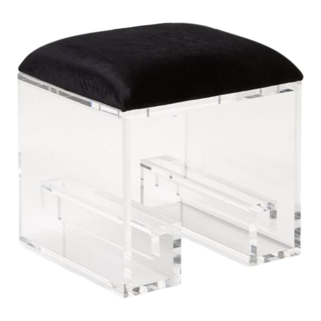 Wildwood Mykonos Velvet Stool For Sale