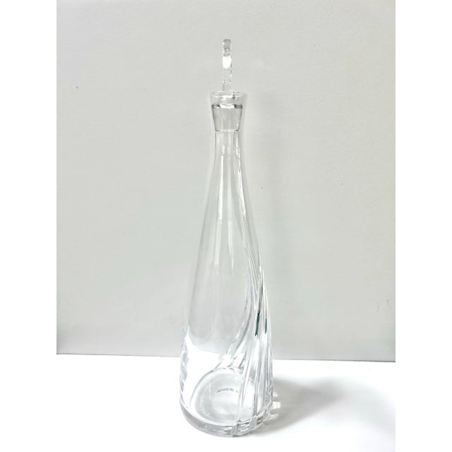 1980s Atlantis “Flight” Cut Crystal Decanter - Portuguese 1980s Modern Barware For Sale - Image 5 of 10