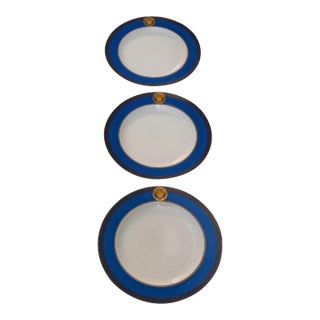 Versace for Rosenthal Porcelain Plates - Set of 3 For Sale
