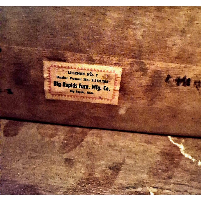 Federal Style Flip-Top Mahogany Table For Sale - Image 13 of 13