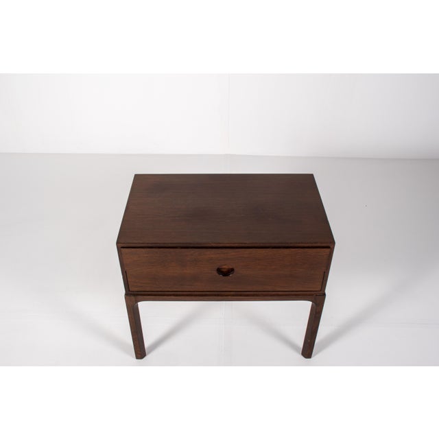 Danish Modern Console Table and Mirror by Kai Kristiansen for Aksel Kjersgaard, 1950s, Set of 2 For Sale - Image 12 of 16