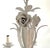 Vintage Tole 6-Light Chandelier With Rose Details For Sale - Image 13 of 18