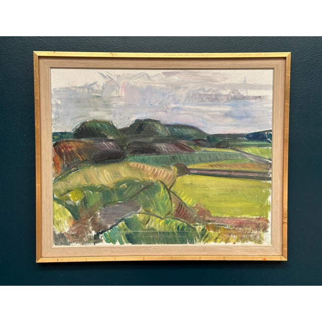 Wilgot Olsson, Orust, 1960s, Oil Painting on Canvas, Framed For Sale - Image 17 of 17
