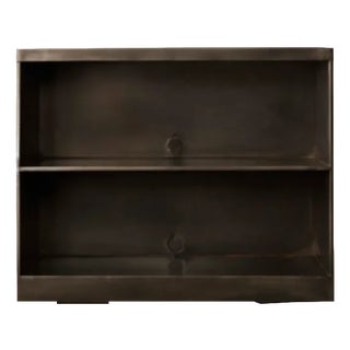 Restoration Hardware 1940s Industrial Modular Office 36" Open File Cabinet For Sale