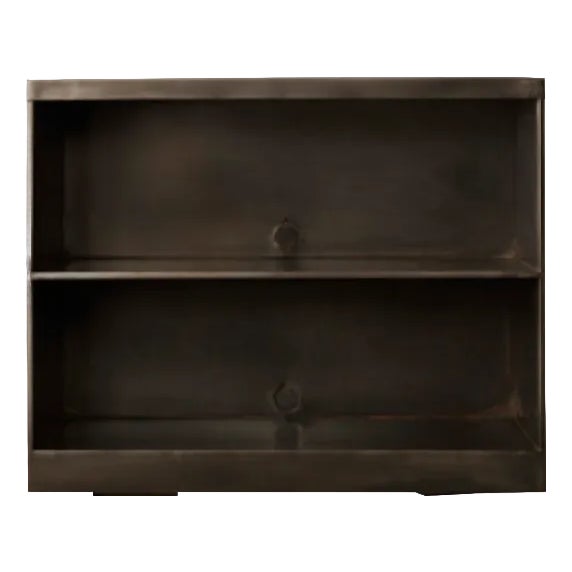 Restoration Hardware 1940s Industrial Modular Office 36" Open File Cabinet For Sale