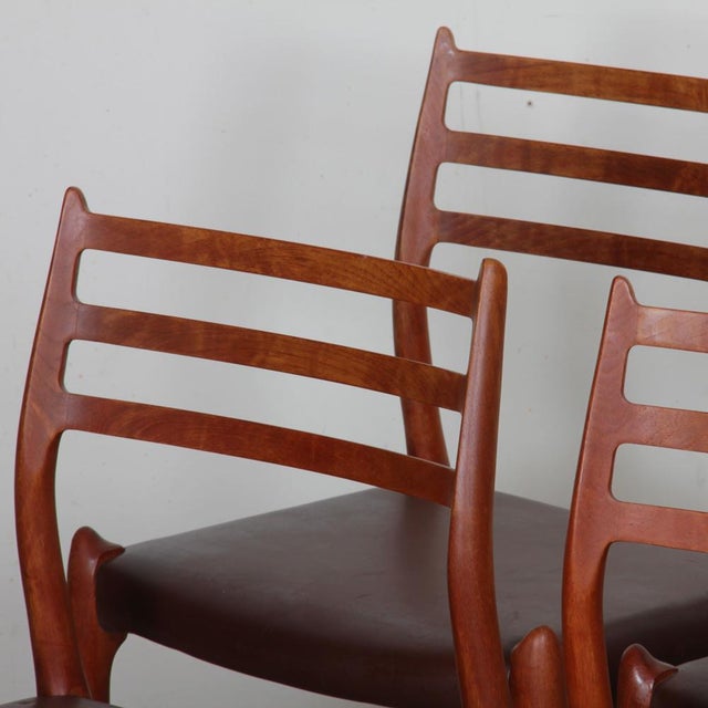 Teak Model 78 Chairs from Niels Otto Moller, 1960, Set of 6 For Sale - Image 3 of 18