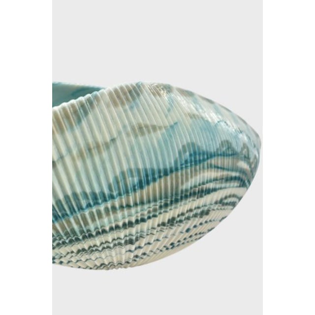Yalos Casa Large Yalos Murano Centerpiece Shell Bowl For Sale - Image 4 of 4