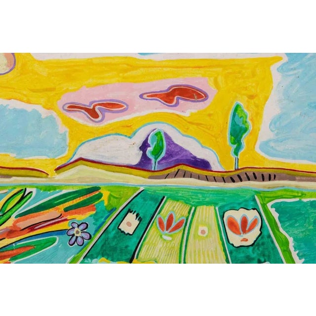 Oil on board realized by Luciano Schifano (1943) in 1987. Hand signed and titled on rear. Good condition. This piece is...