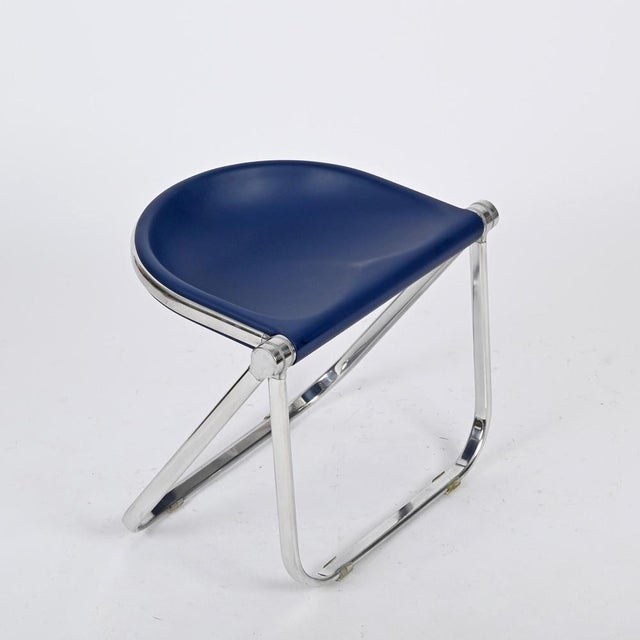 Italian Pluff Folding Stools by G. Piretti for Anonima Castelli, 1960s, Set of 4 For Sale - Image 11 of 18