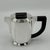 An Art Deco period sterling silver four pieces tea and coffee service from Brussels, Belgium circa 1930. This stunning set...