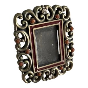 Mid 20th Century Jay Strongwater Desk or Bedside Picture Frame