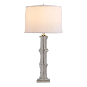 Rivoli Crystal & Nickel Lamp