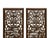 Elevate your interior space with this pair of antique Chinese architectural openwork wood panels, meticulously hand-carved...