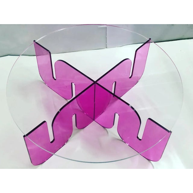 Wave Table is the most interesting example of functional art. It has a high-energy, wave-shaped base made of lucite. Wave...