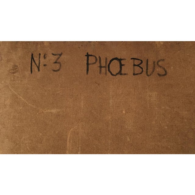 Xavier Albert Fiala, Phoebus, 1945, Oil on Wood For Sale - Image 8 of 9