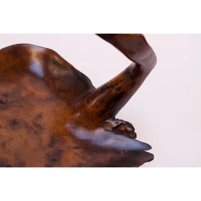 Late 19th Century Early American Carved Burl Basket For Sale - Image 5 of 13